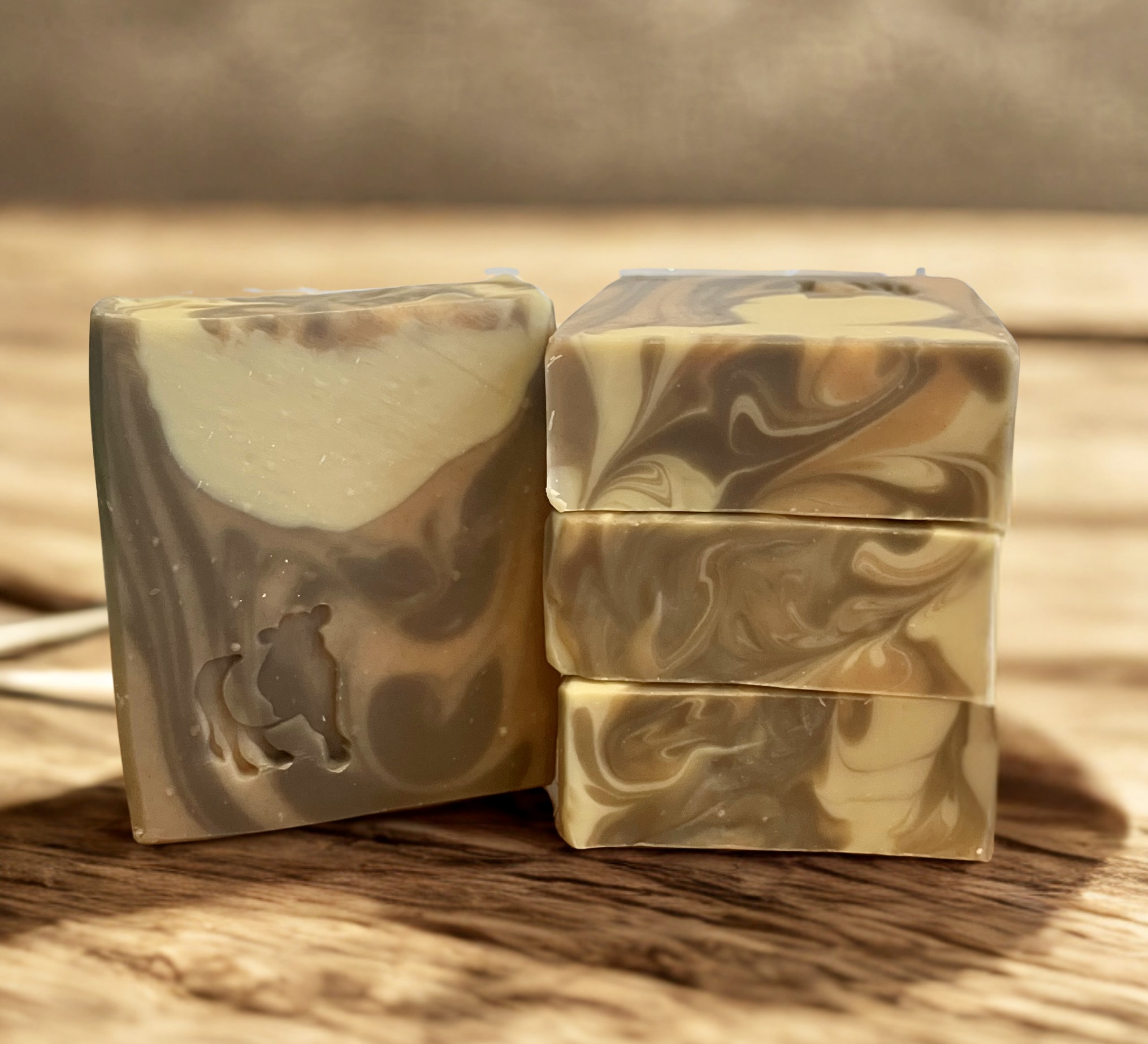 Cinnamon Cafe' au Lait Tallow Soap with Essential Oils