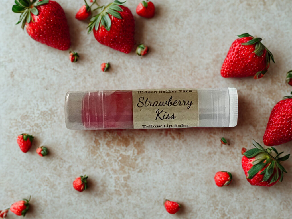 Strawberry Kiss Tallow Lip Balm