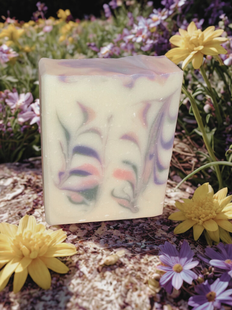Irises in Bloom Tallow Soap with Essential Oils