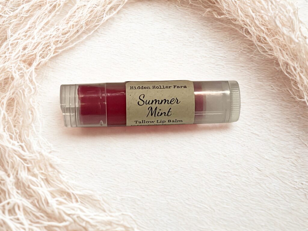 Summer Mint Tallow Lip Balm